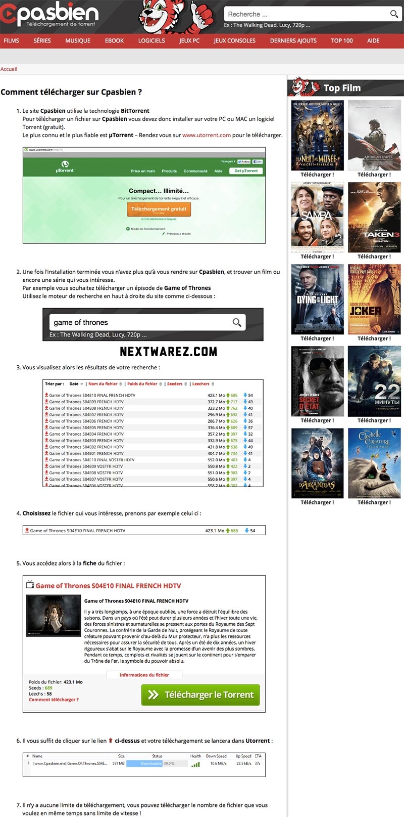 torrent american sniper french cpasbien
